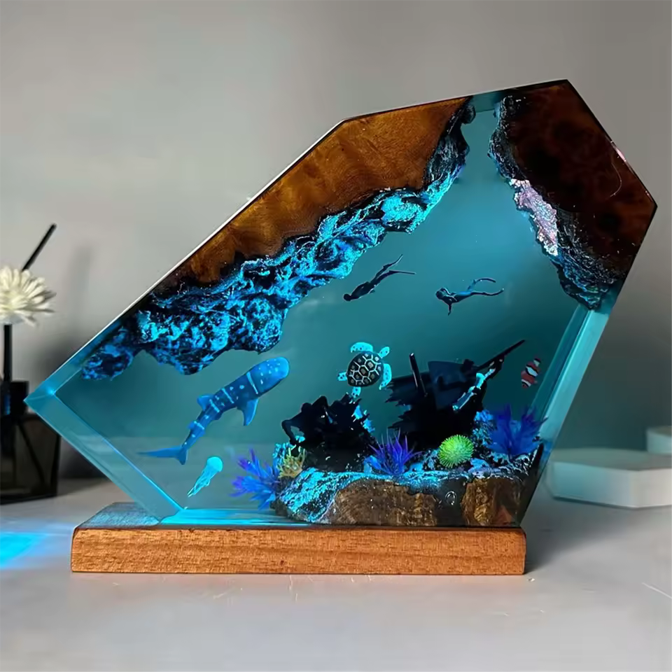 Frank & Genma |  Resin Lamps