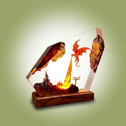 Frank & Genma |  Dragon Resin Lamps