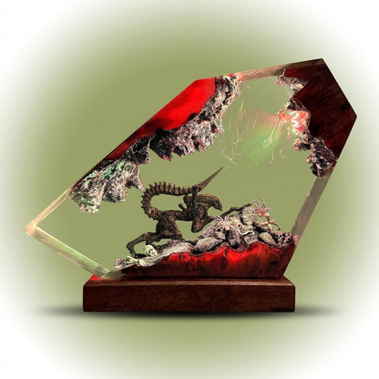 Frank & Genma |  Dragon Resin Lamps