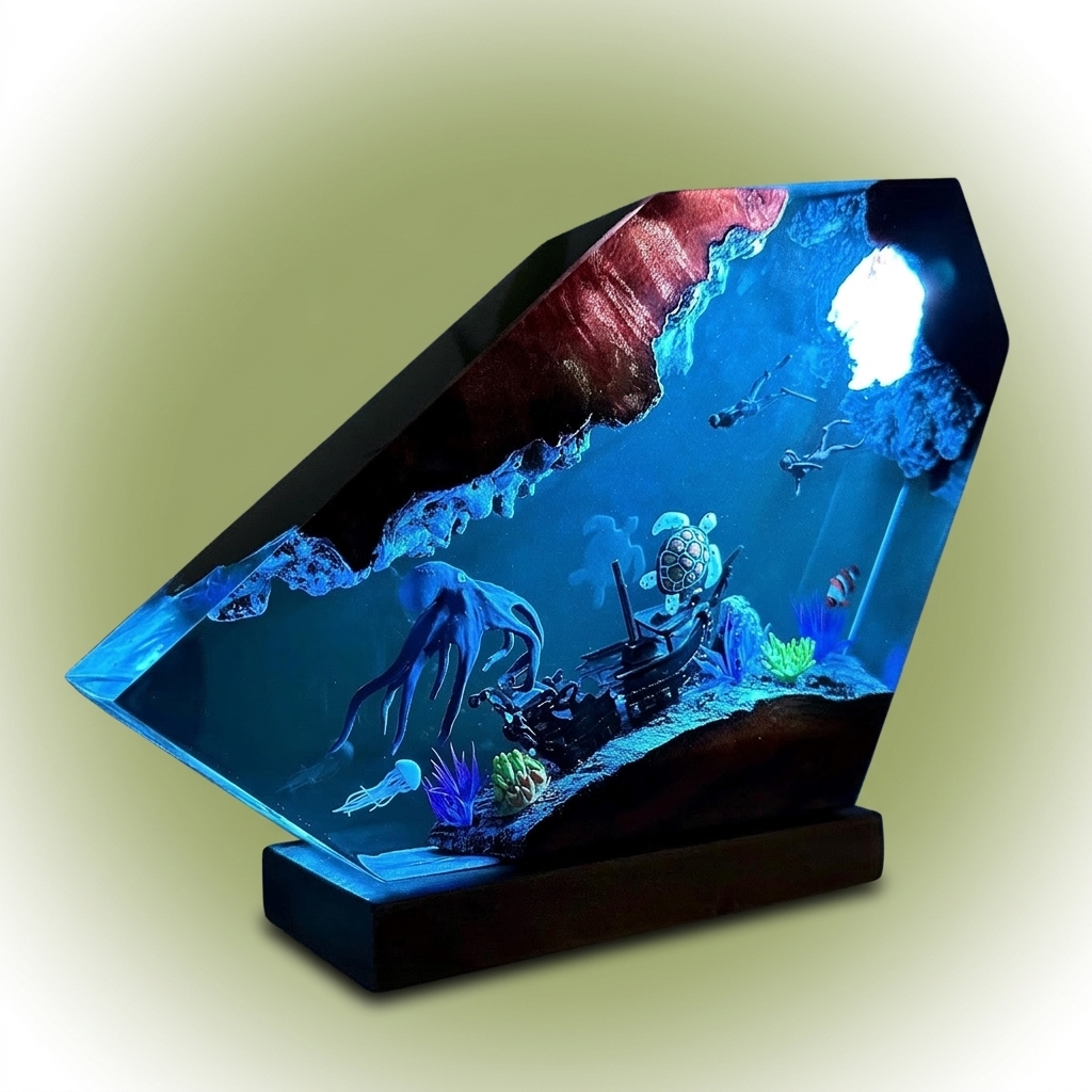 Frank & Genma |  Resin Lamps