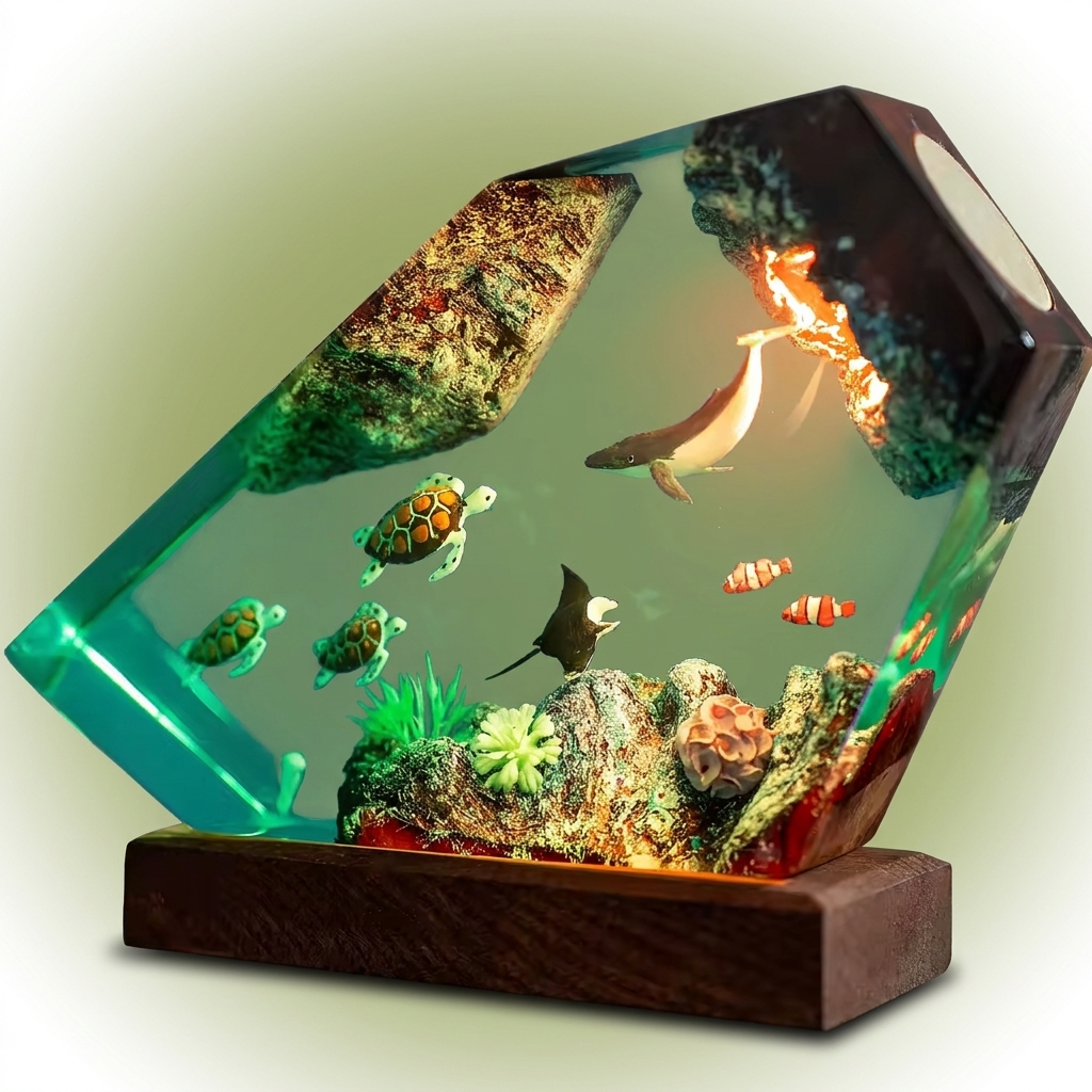 Frank & Genma |  Resin Lamps
