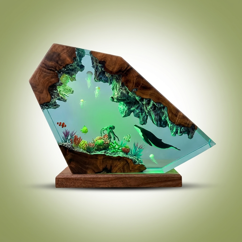 Frank & Genma |  Resin Lamps